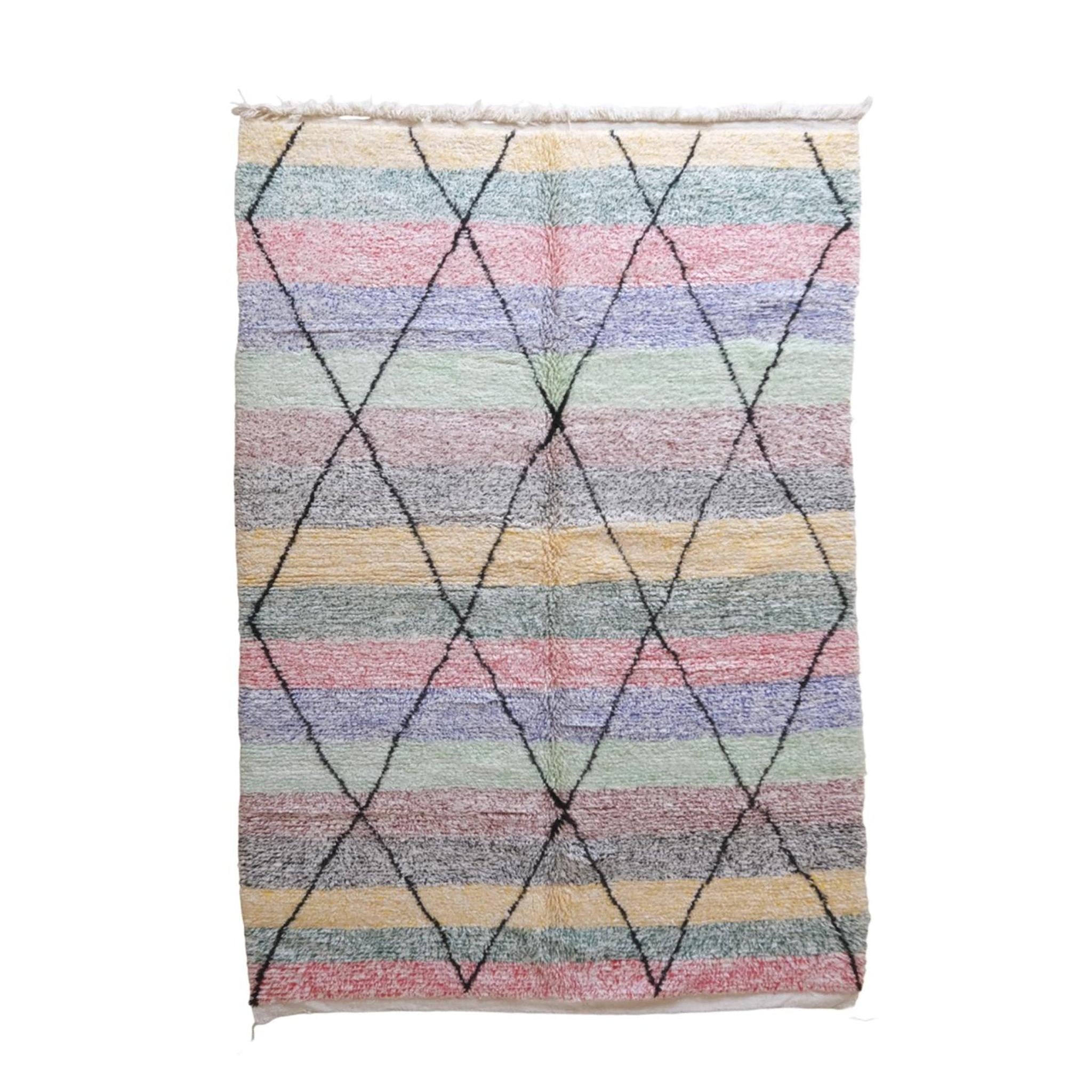 AFK Living vloerkleed Berber - handgemaakt - Wol - 120 cm x 170 cm