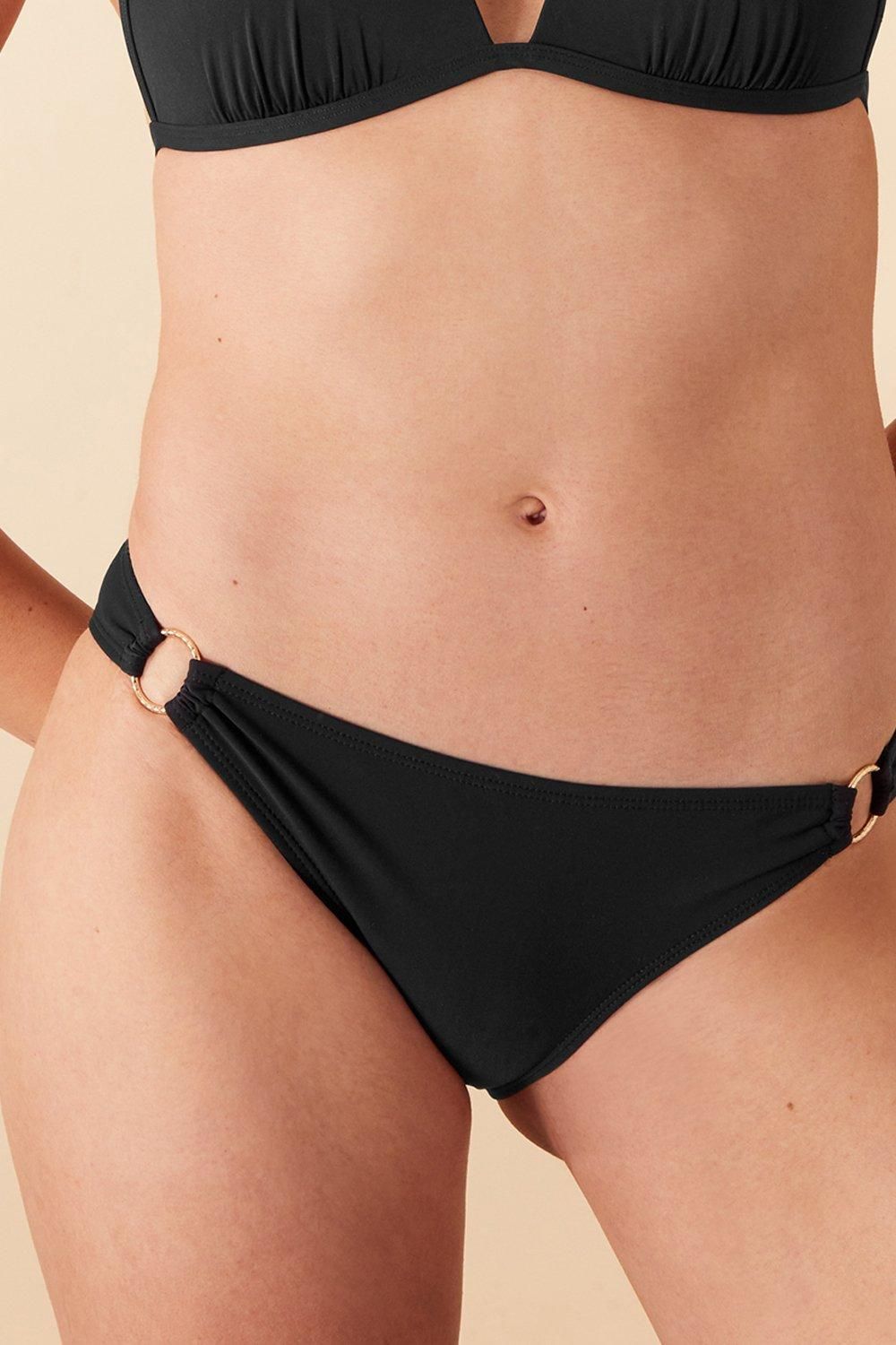 Accessorize Ring Detail Bikini Bottoms