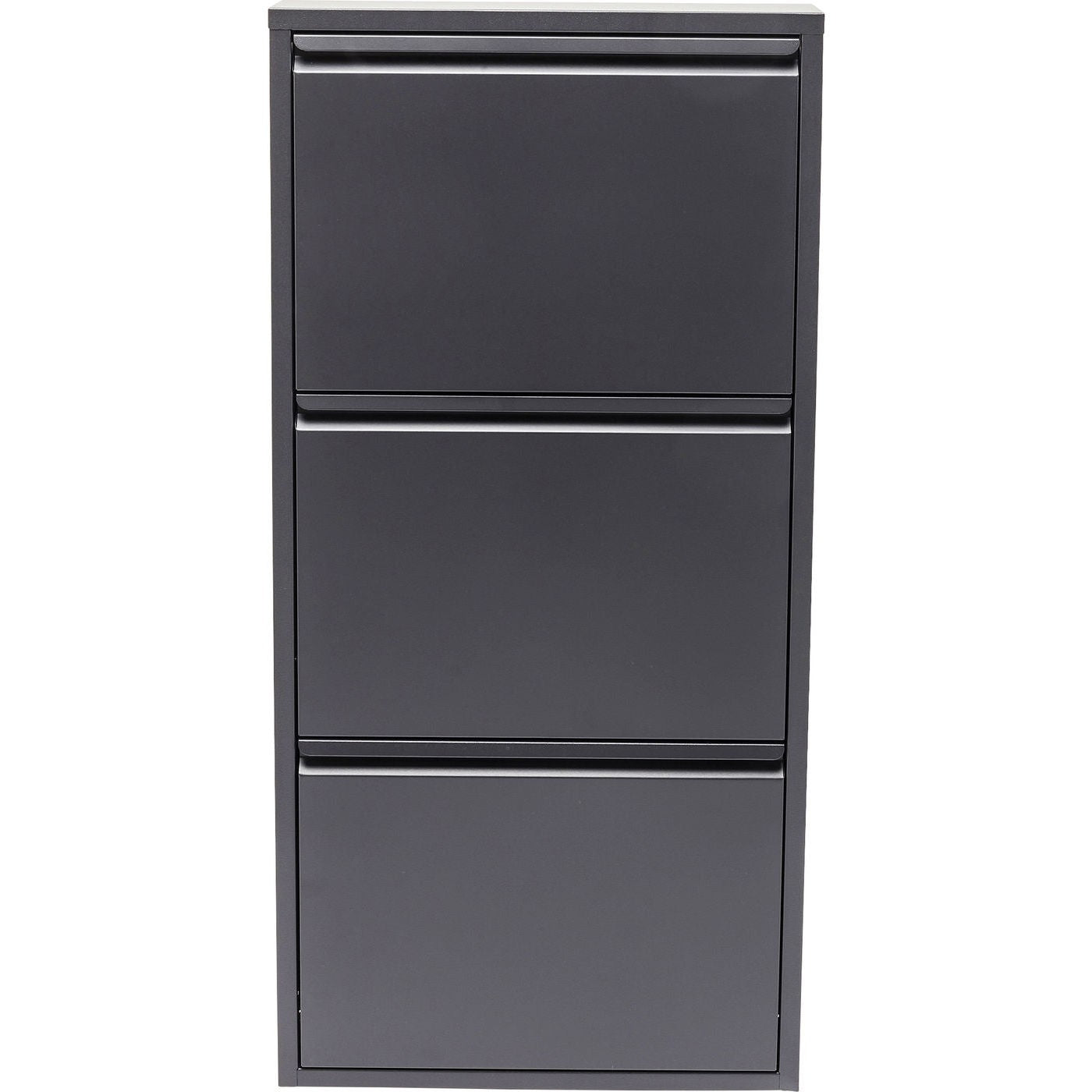 Kare Design Schoenenkast Caruso - antraciet - 3 laden
