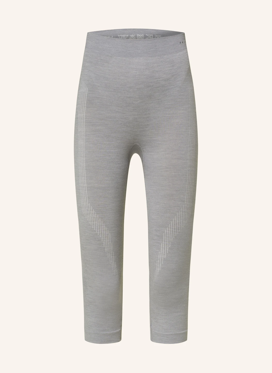 FALKE Funktionswäsche-Hose WOOL-TECH mit verkürzter Beinlänge und Merinowolle