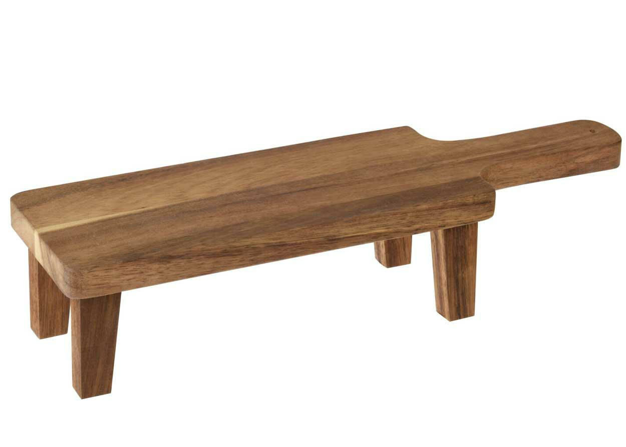 Deska podłużna z drewna 38x11 cm do krojenia i serwowania