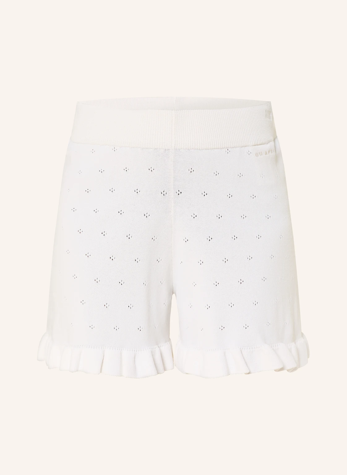 OH APRIL Strickshorts LILOU mit Rüschen
