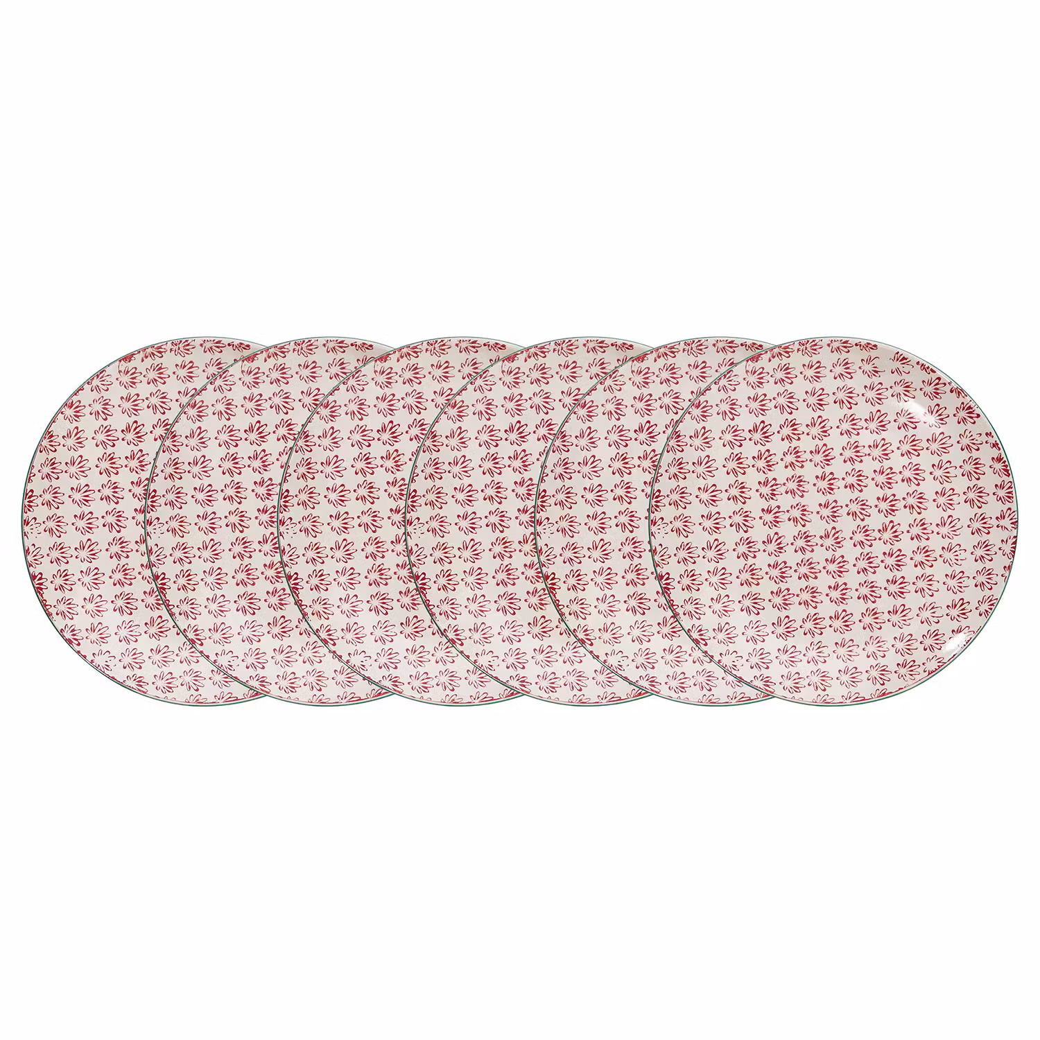 RETRO Frühstücksteller 6er-Set