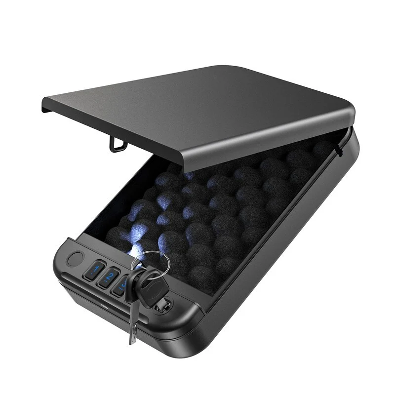 Blacksmith Portable Biometric Gun Safe Quick Access for Pistol Nightstand Car Travel Used