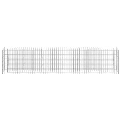 NNEVL Gabion Raised Bed Galvanised Steel 270x30x60 cm