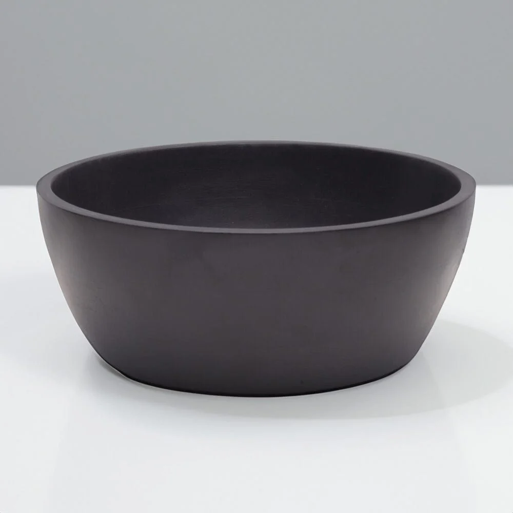Black Mango Wood Serve Bowl