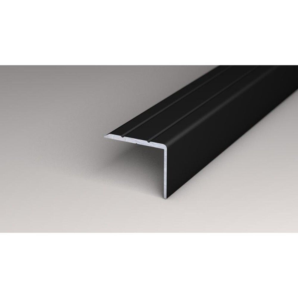 TRAPPENESE LOGOCLIC 2000X25X20MM ALUMINIUM SVART