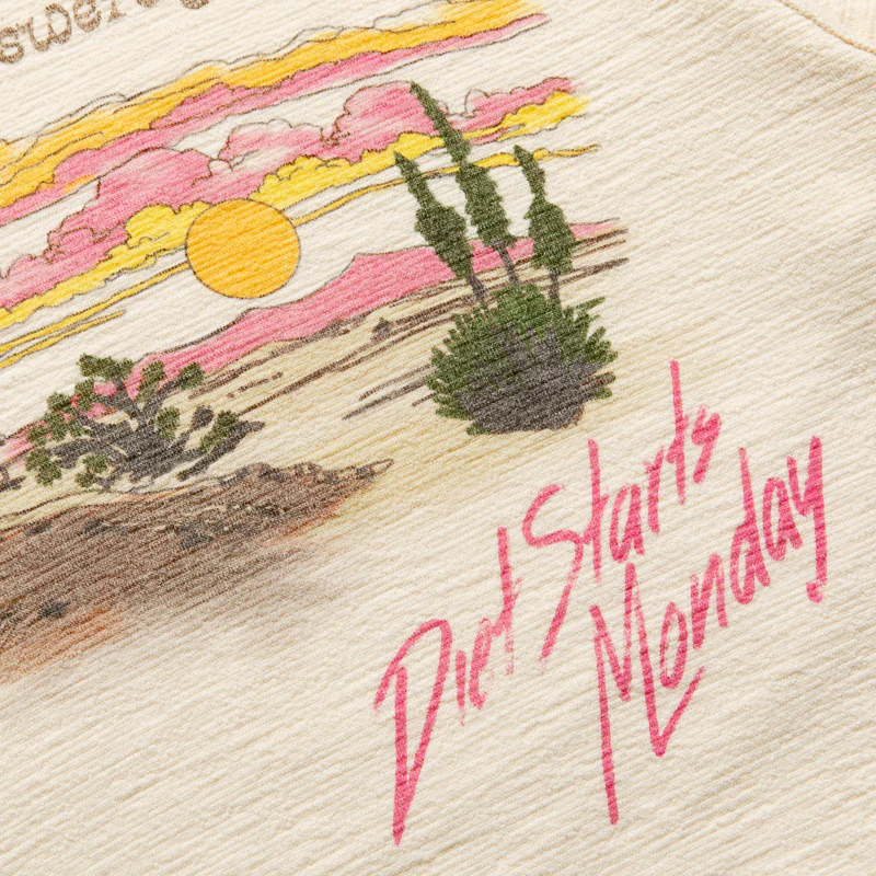 Diet Starts Monday Desertscape Tee - Cream