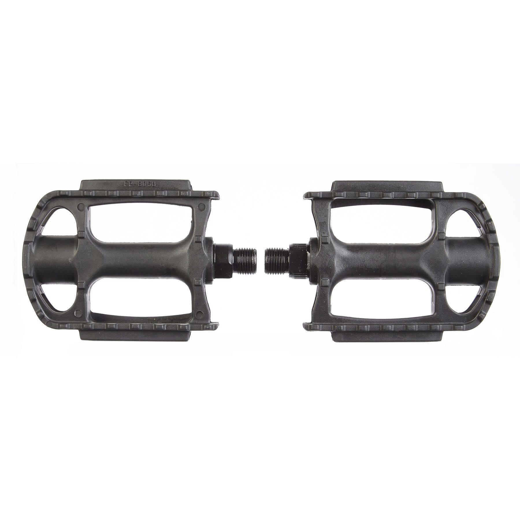 Supercycle Resin Bike Pedals w/Reflector, 9/16-in, 2-pk
