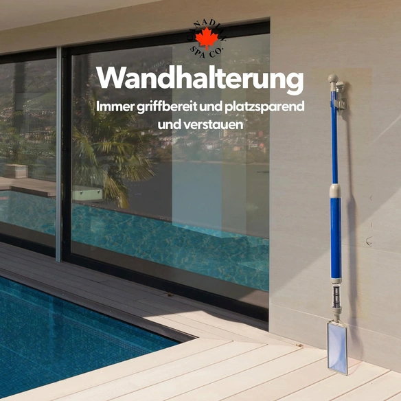 Pool-Handstaubsauger, Whirlpool Sauger Set, 3 Aufsätze, ohne Strom