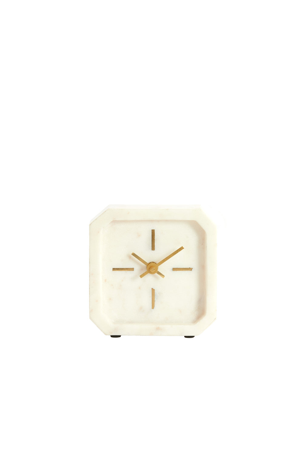 Light & Living klok PABLIA - 13x4x13 cm - wit