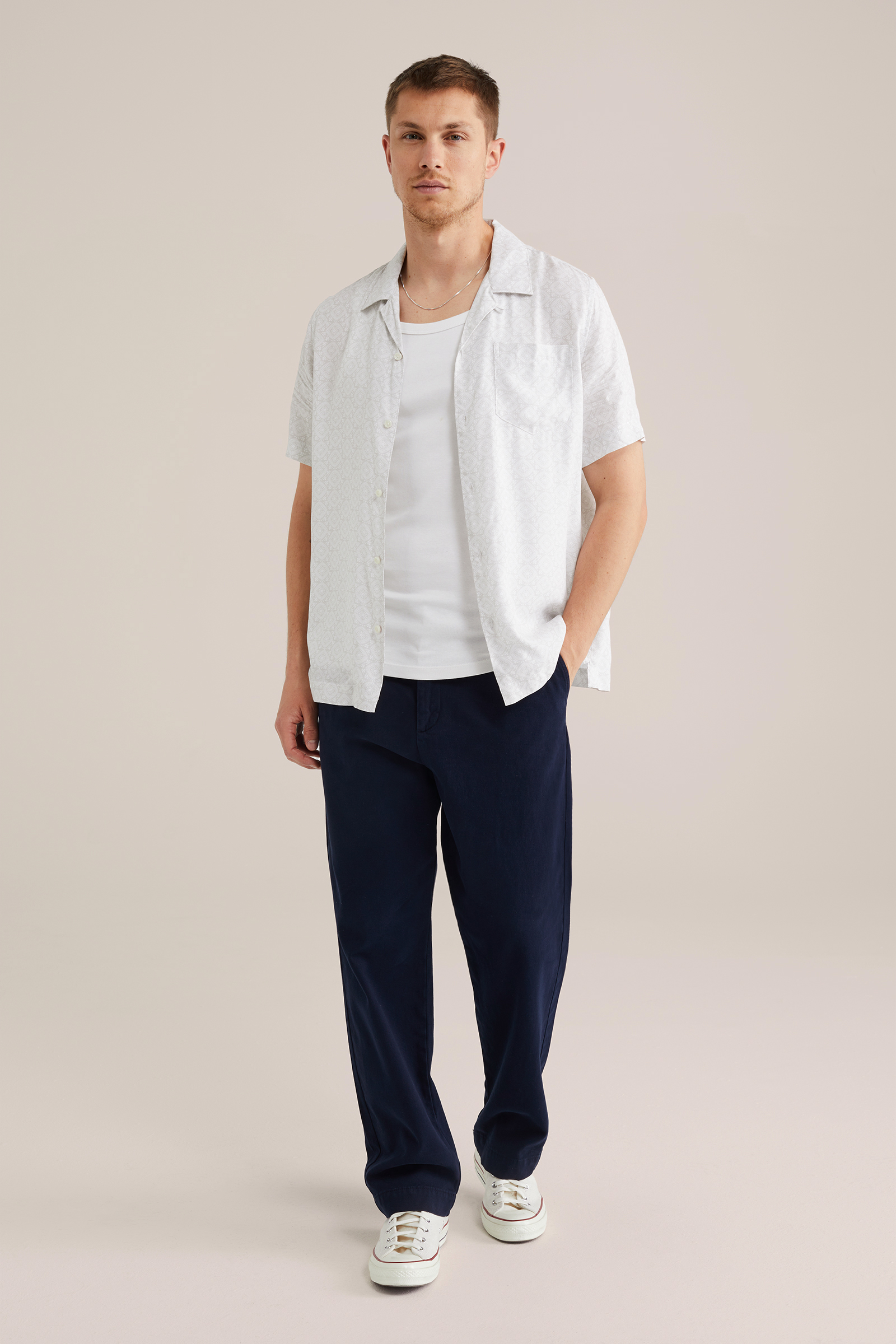 Heren Regular fit overhemd met print