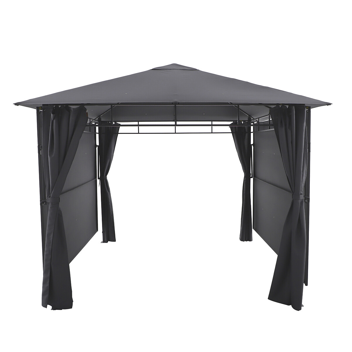 Cortinas para Pérgola OMELYA 3x3mt cinza ardósia