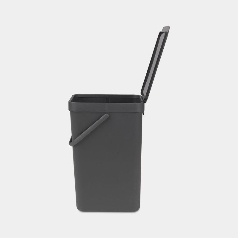 Poubelle Sort & Go 16 L grise BRABANTIA