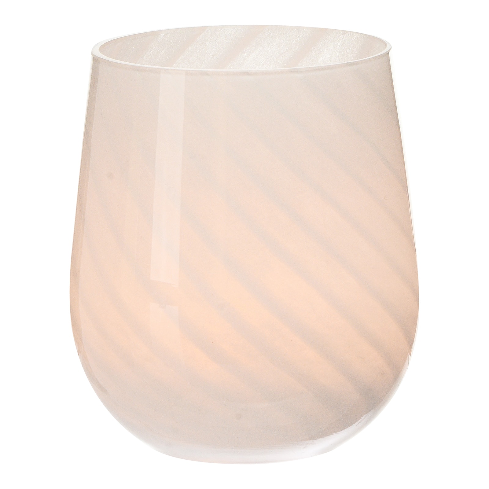 Windlichter-Set Wirbel Weiß, 2 -tlg.