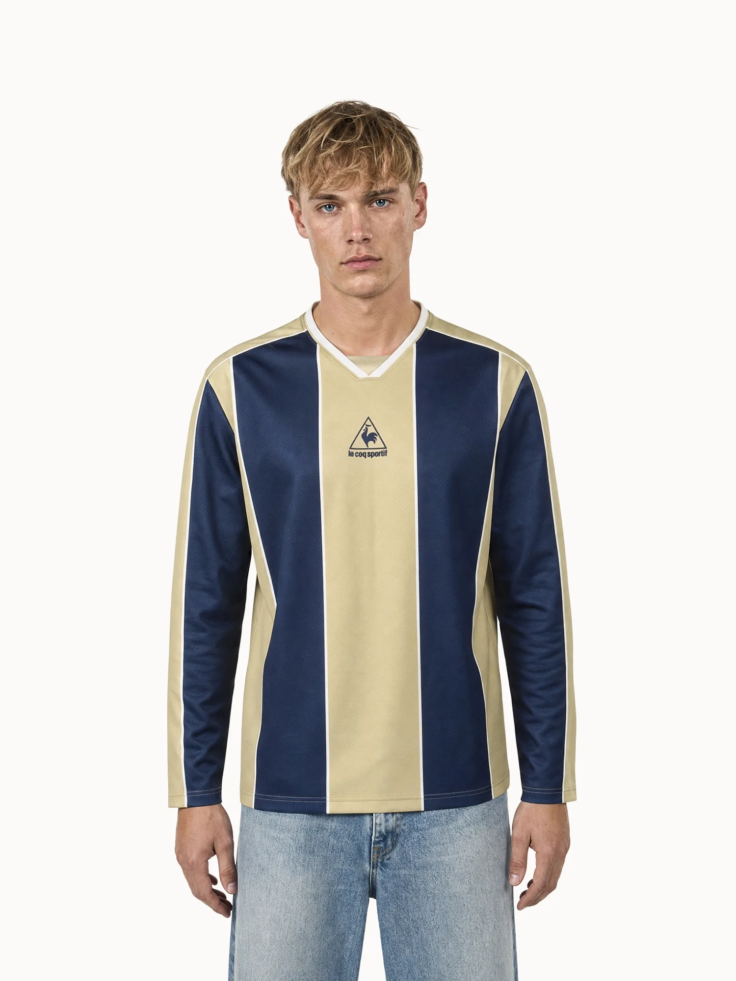 2610830-SMU Jersey LS N°1 M safari/dark velvet | Maillot manches longues Homme