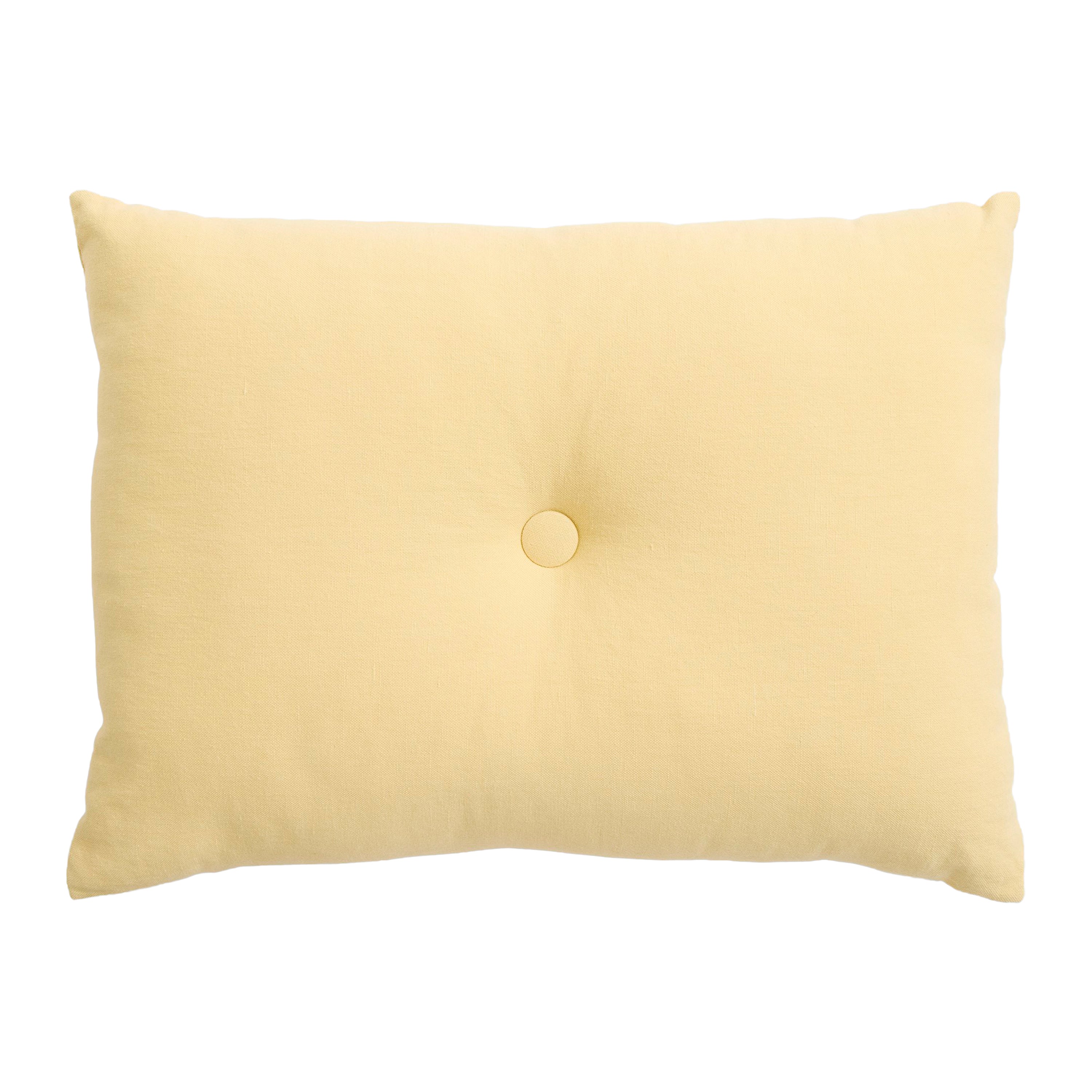 HAY Dot Linen Sierkussen 45 x 60 cm - Soft Yellow