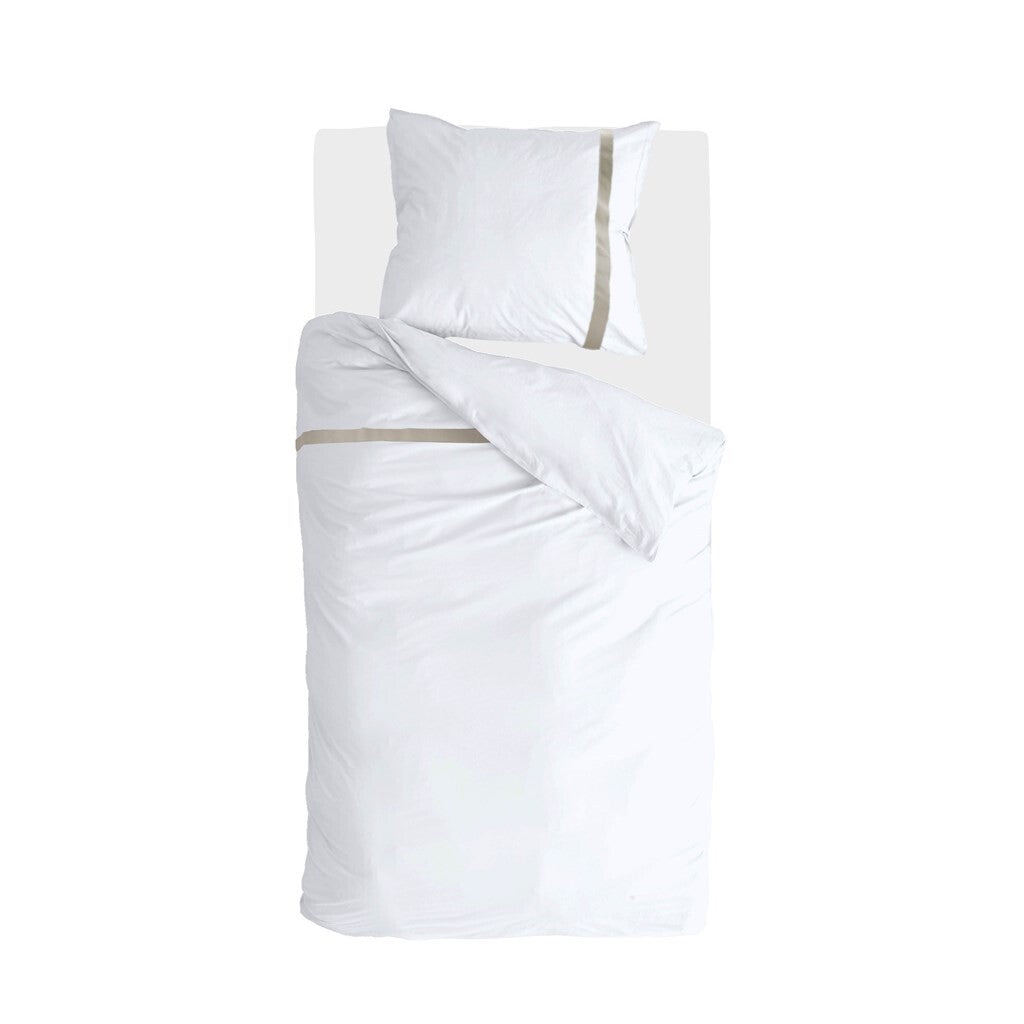 Walra - Dekbedovertrek Timeless Chic - 140x220 cm - Wit
