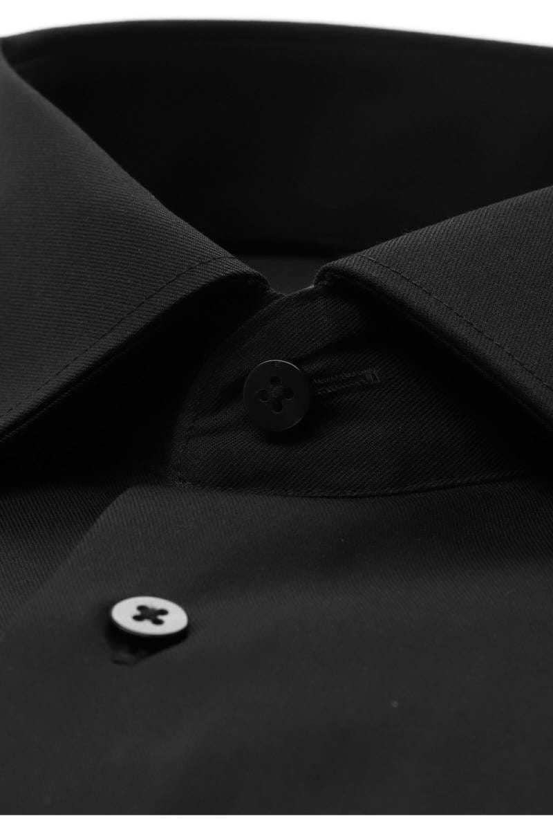 ETERNA Cover Shirt Modern Fit Hemd schwarz, Einfarbig
