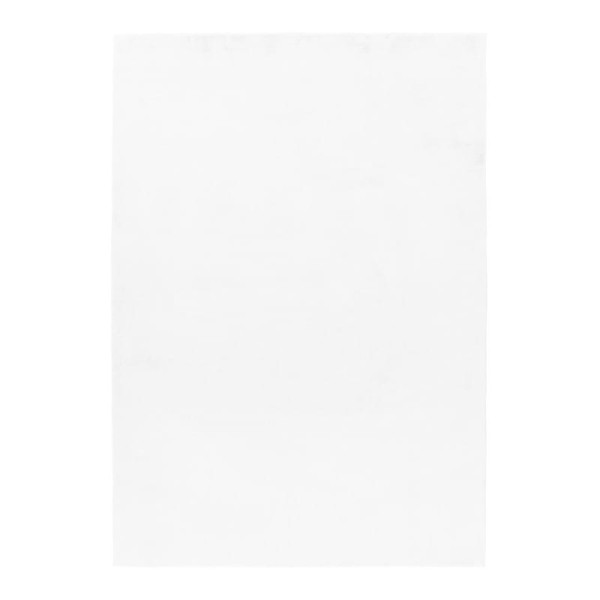 Dywan pluszowy Pouffy biały 60 cm x 110 cm