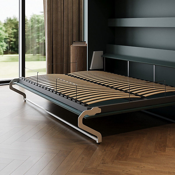 Lit escamotable 160x200cm Horizontal M2 Lit Mural Vert pierre