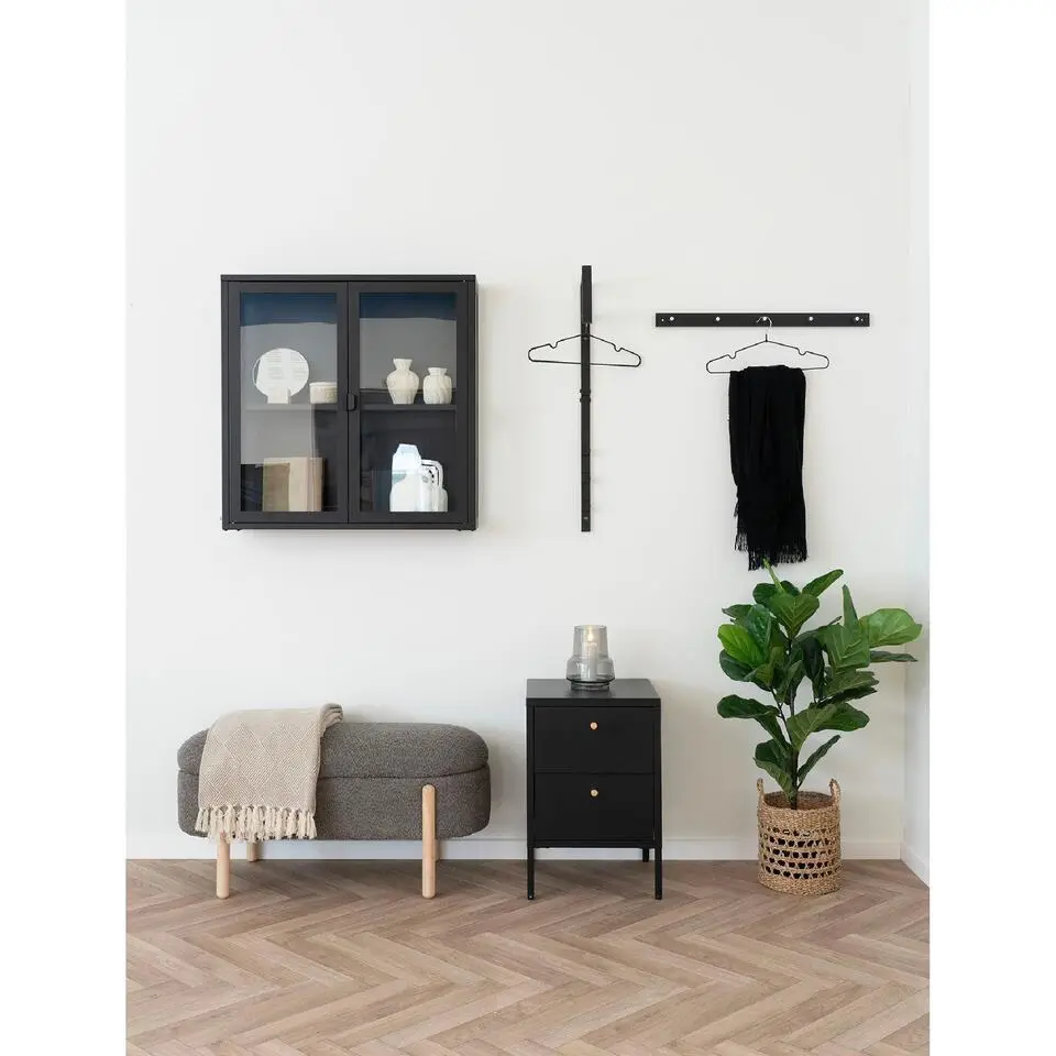 Nest of Nora Vaas &Oslash;15x19 cm - Glas - Grijs