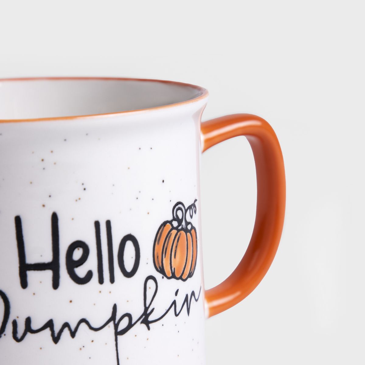 Kubek PALLI hello pumpkin z pomarańczowym uchem 0,4 l