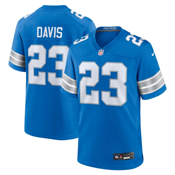 Carlton Davis Detroit Lions Nike Team Game Jersey -  Blue