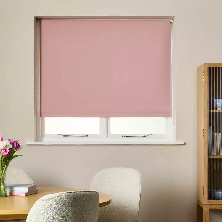 Habitat Blackout Blush Roller Blind - 60cm