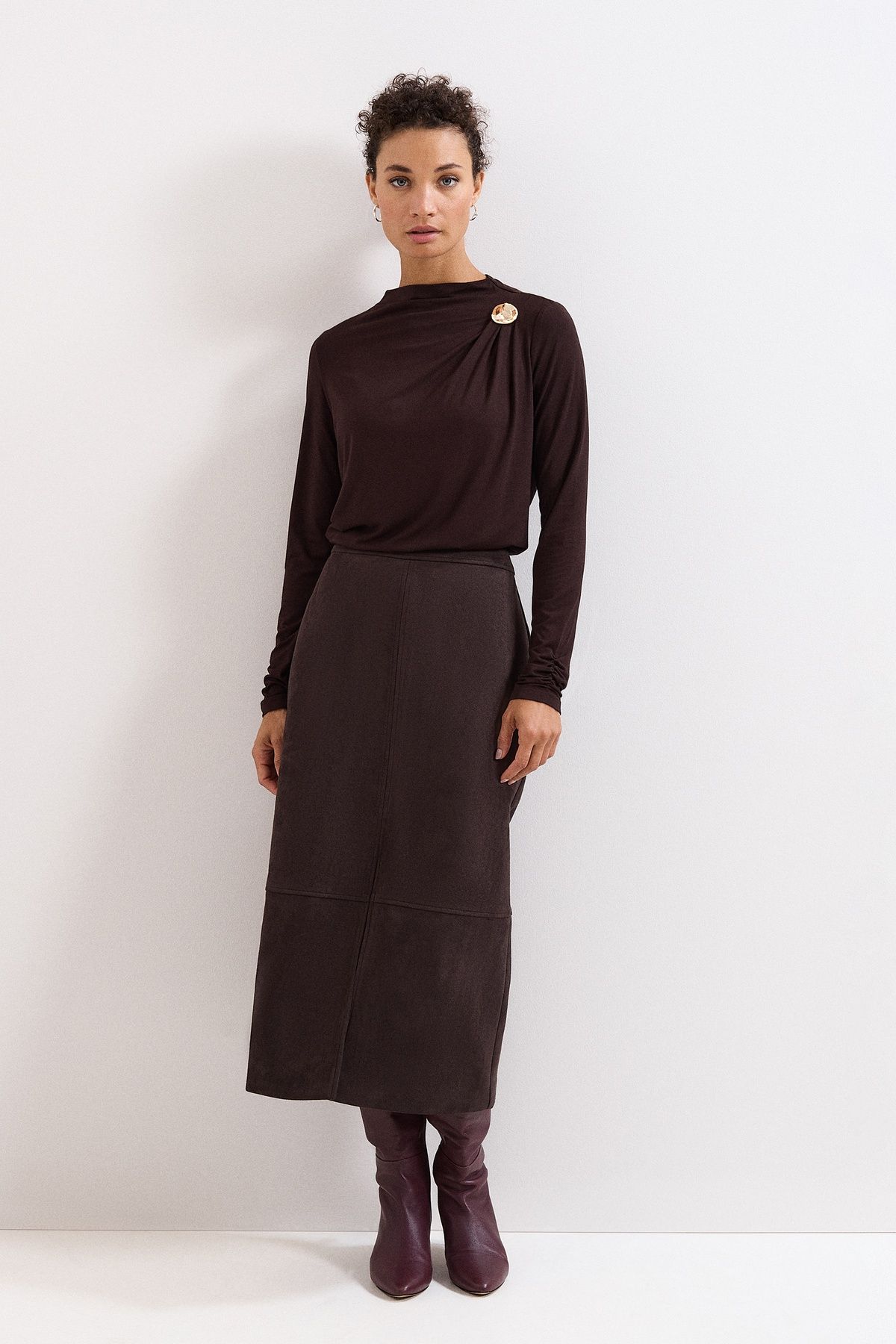Phase Eight Etta Hardware Detail Longsleeve Top