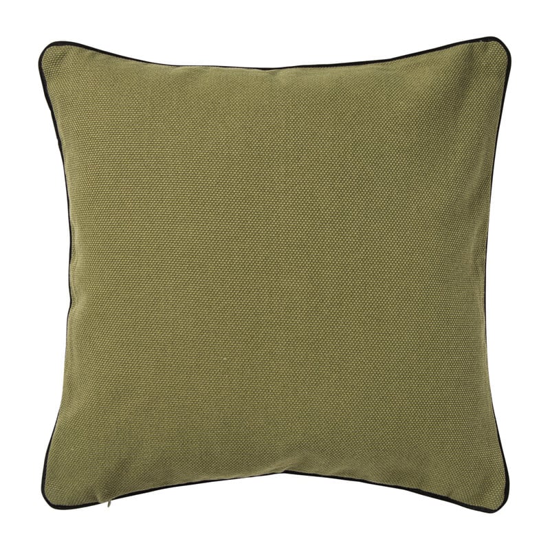 Kussen bloemen - groen - 45x45 cm