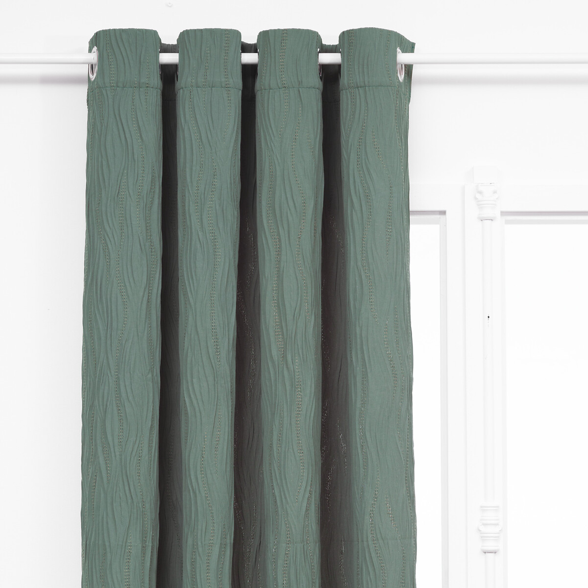 Pleated curtain "Maely" Light Blue, 135x260 cm