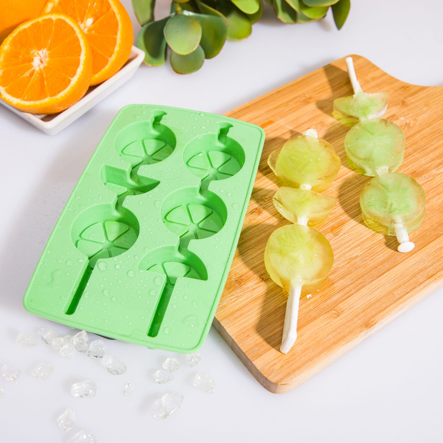 Stampo 2 ghiaccioli limone verde