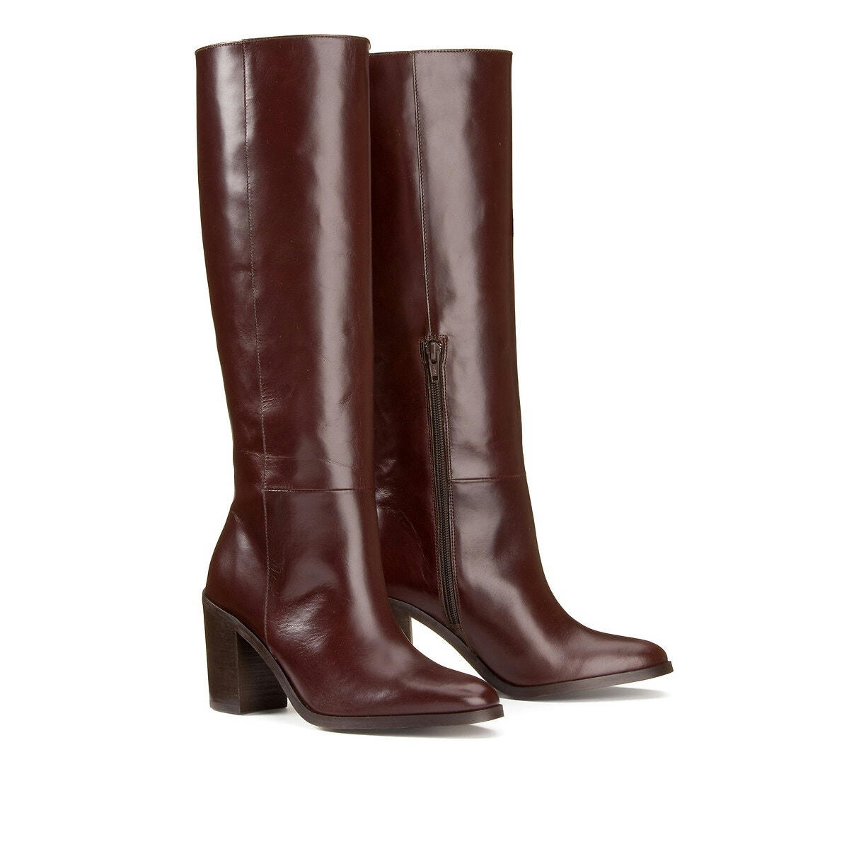 Bottes 70s Signature à talon, en cuir