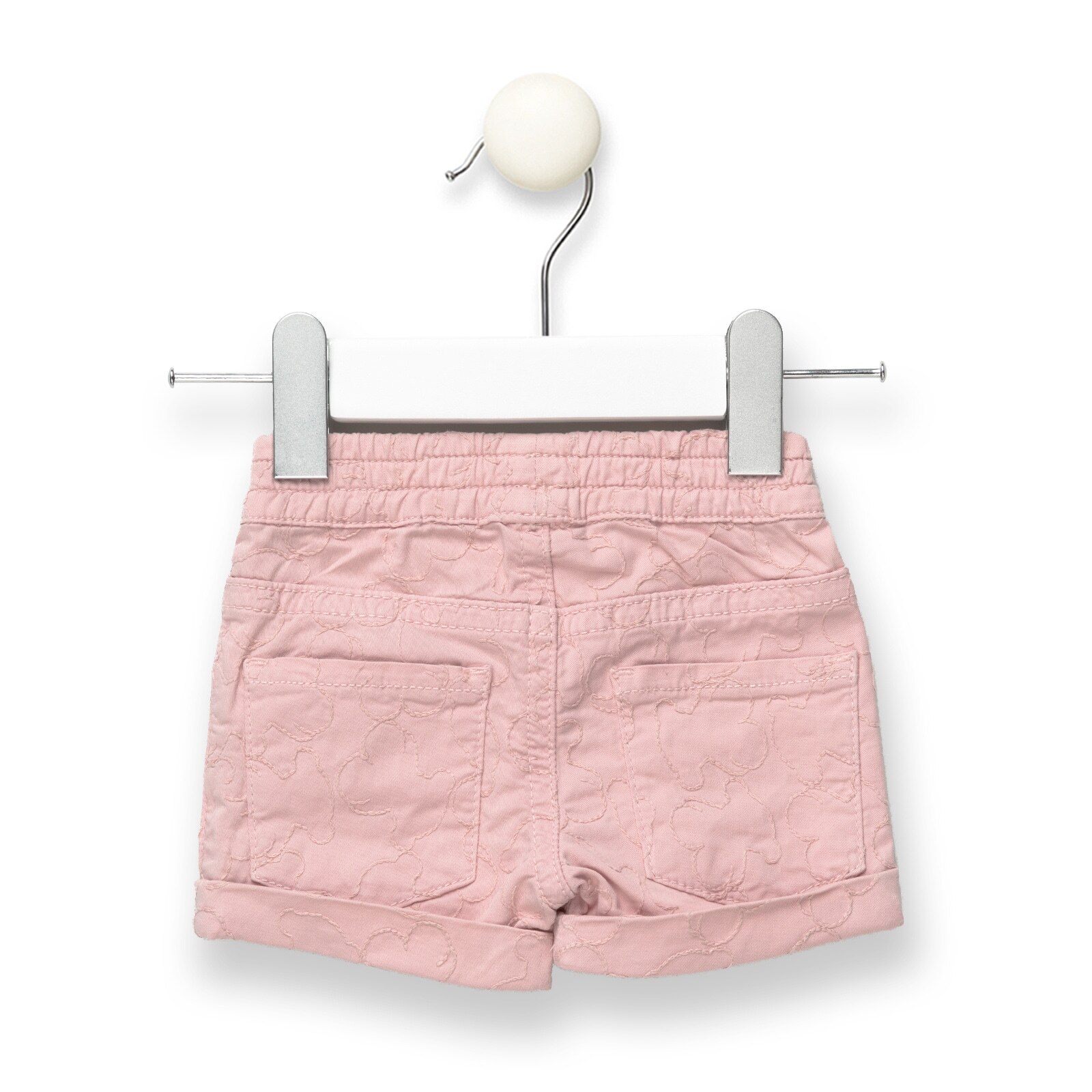 Short niña multiosos en jackard Rosa