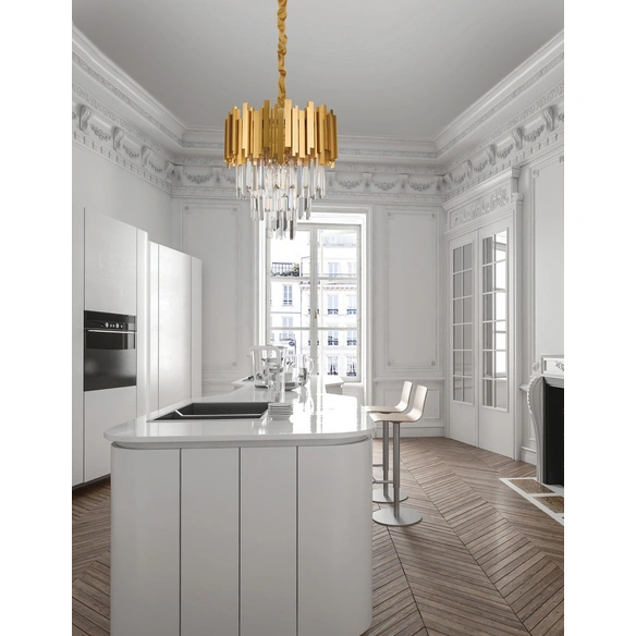 Pendelleuchte »Grane «, LED, 4 W, Höhe: 120 cm, goldfarben