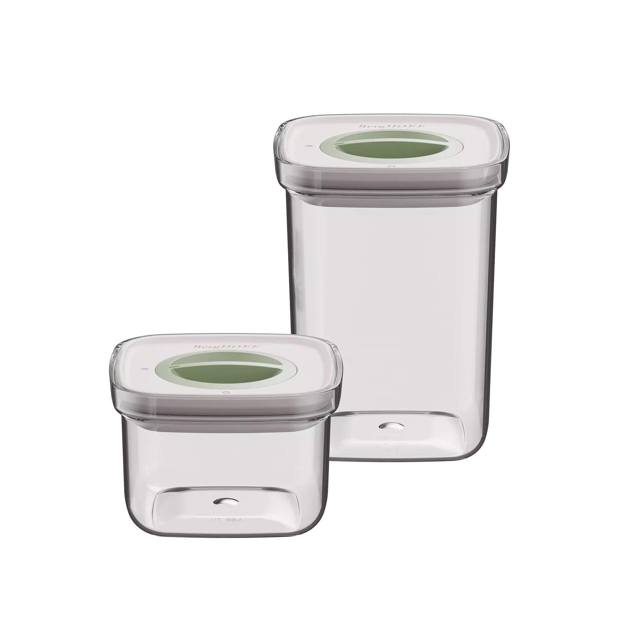 LEO Zestaw 2 pojemników na żywność(1x 0,4L; 1x 1,0L) BergHOFF SMART SEAL