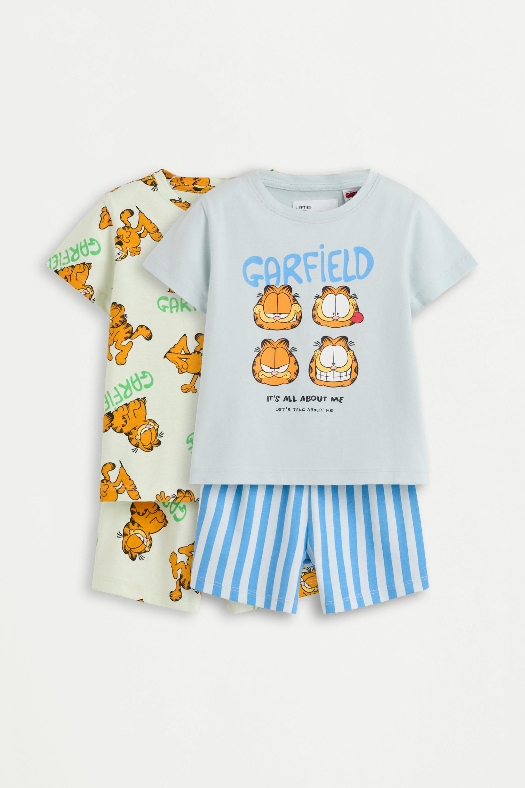 Pack 2 pijamas Garfield ©Nickelodeon cortos