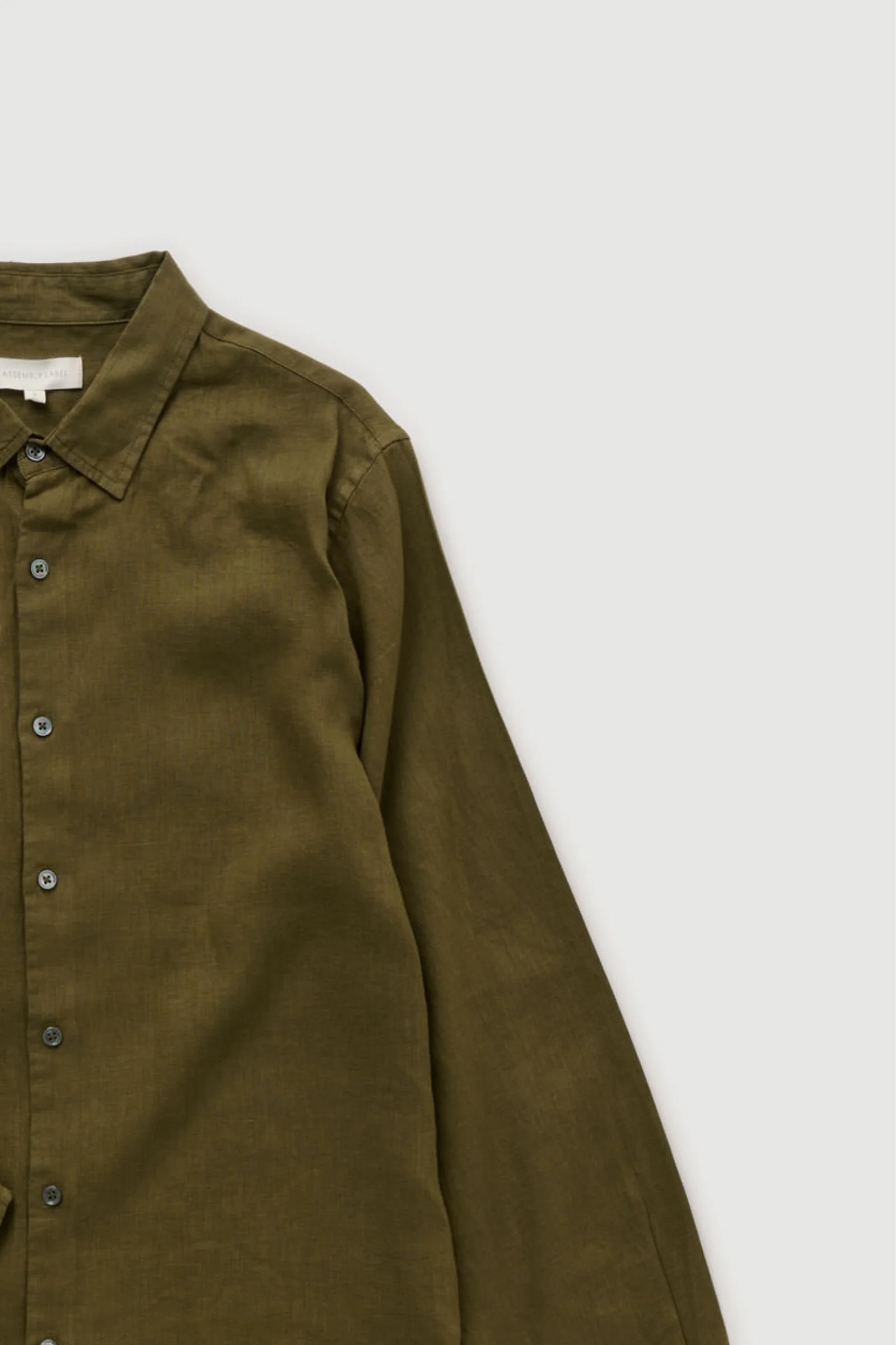 Re-Worn Mens Linen Textured Shirt