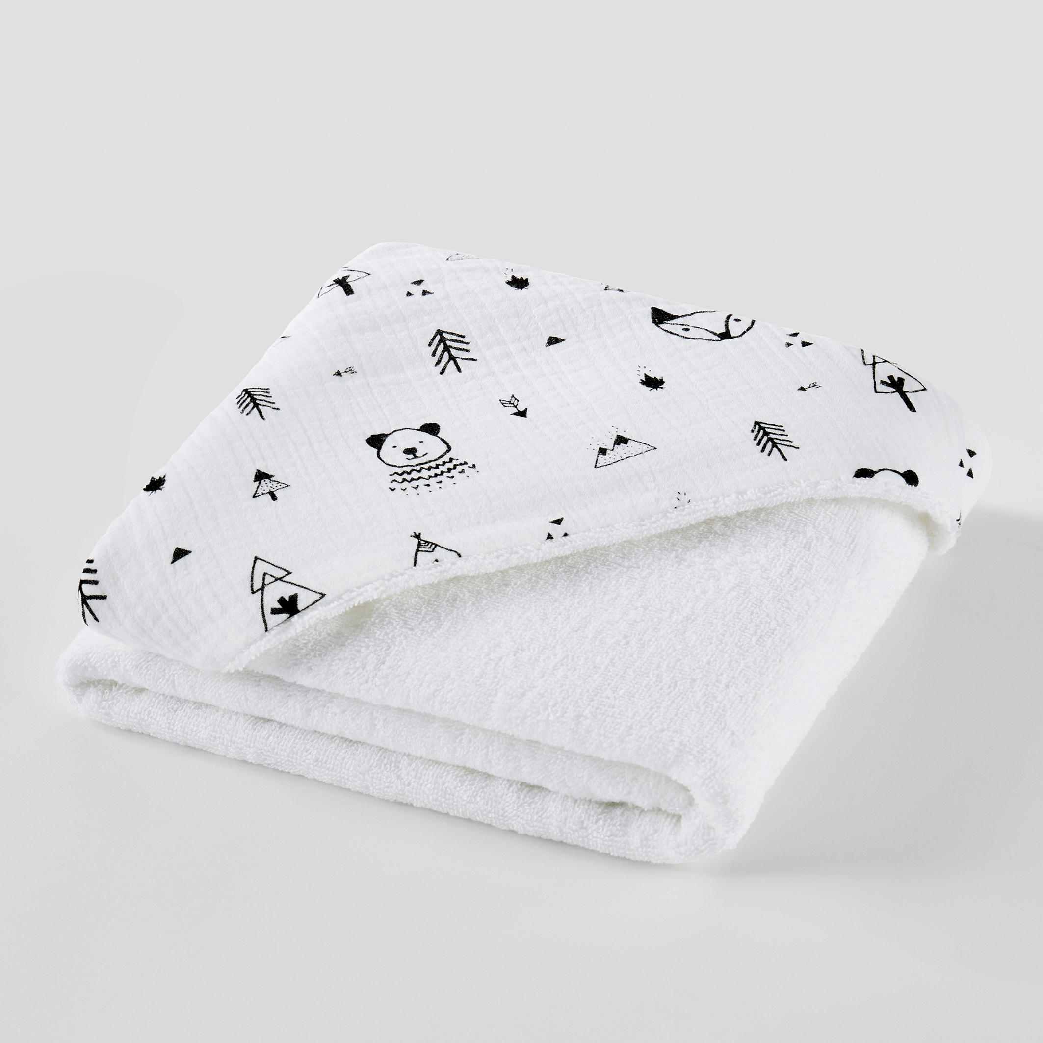 Cape de bain gaze de coton 380 g/m2