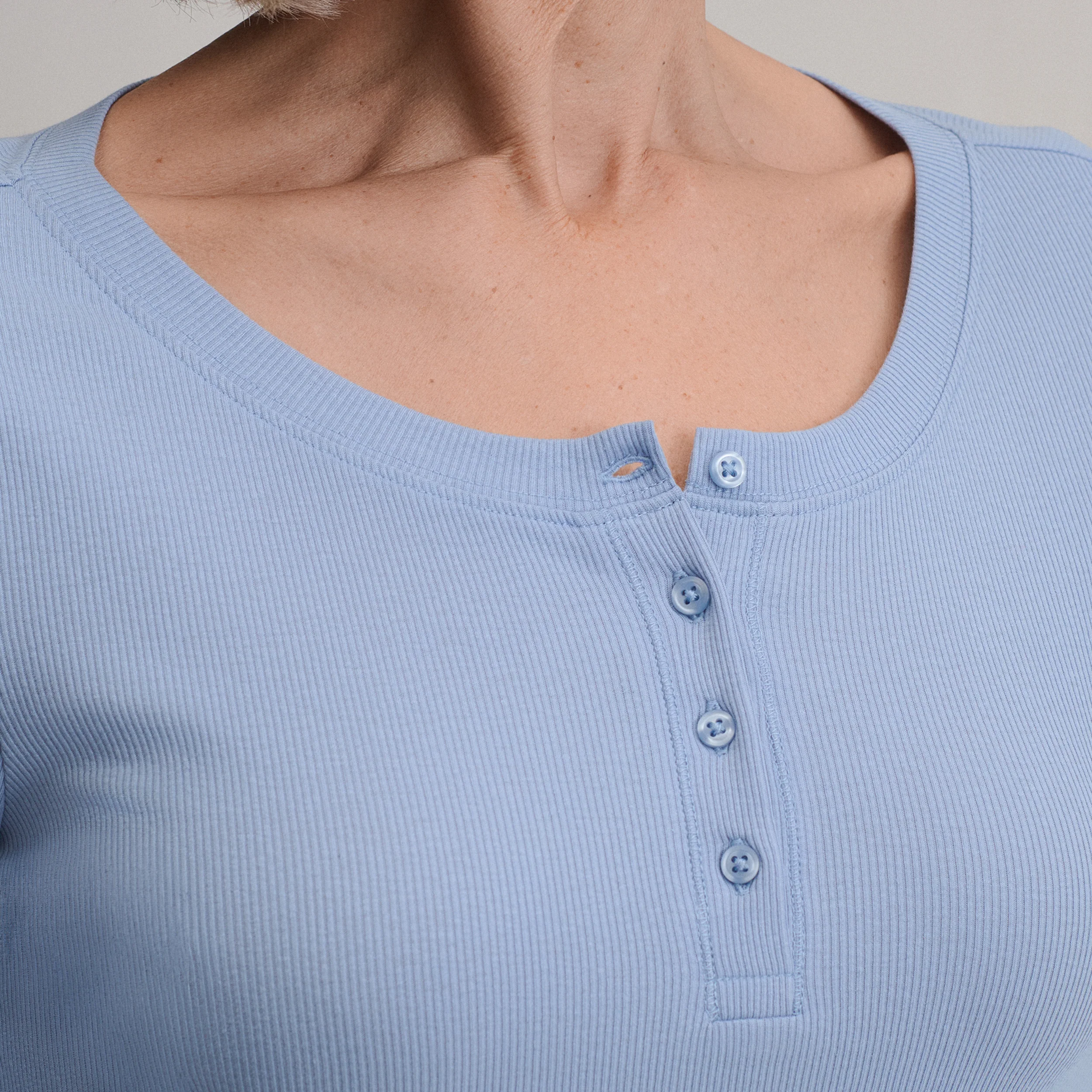 Women's Softline Rib Long-Sleeve Henley