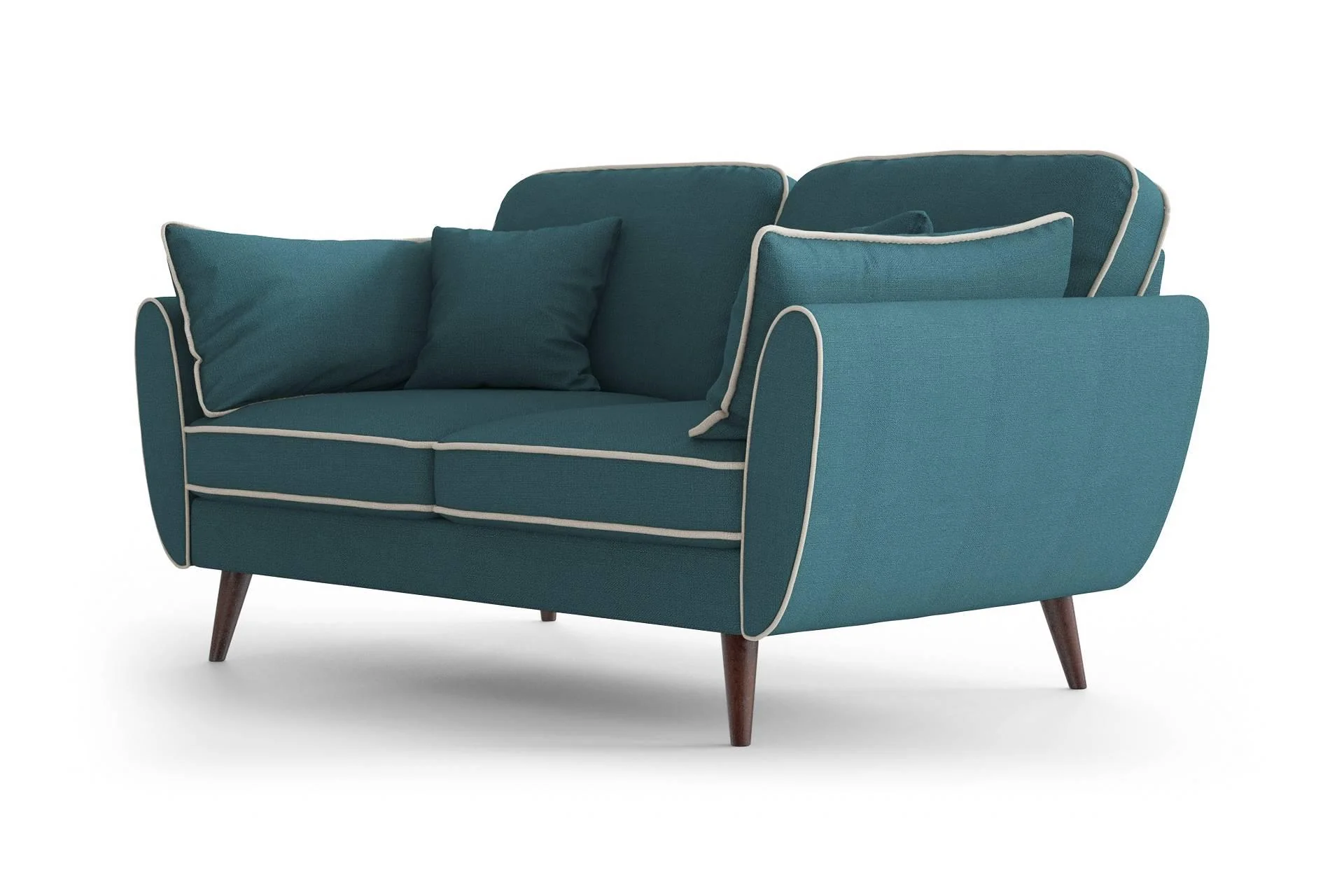 2-zitsbank Zara linnen met contrast piping