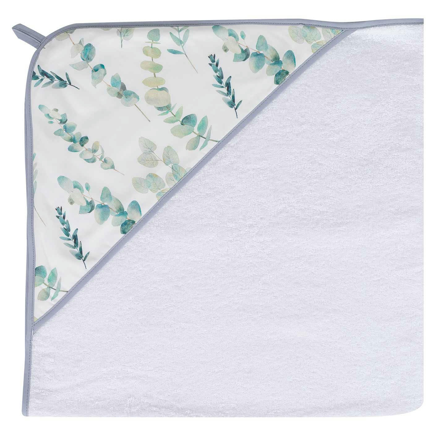 EUCALYPTUS - Cape de bain en coton et fibres de bambou  100 x 100cm