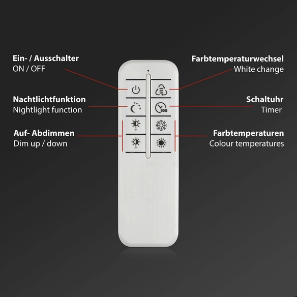 LED-Deckenleuchte »FRAME PRO LUX«, Breite: 50 cm, 33 W, 230 V