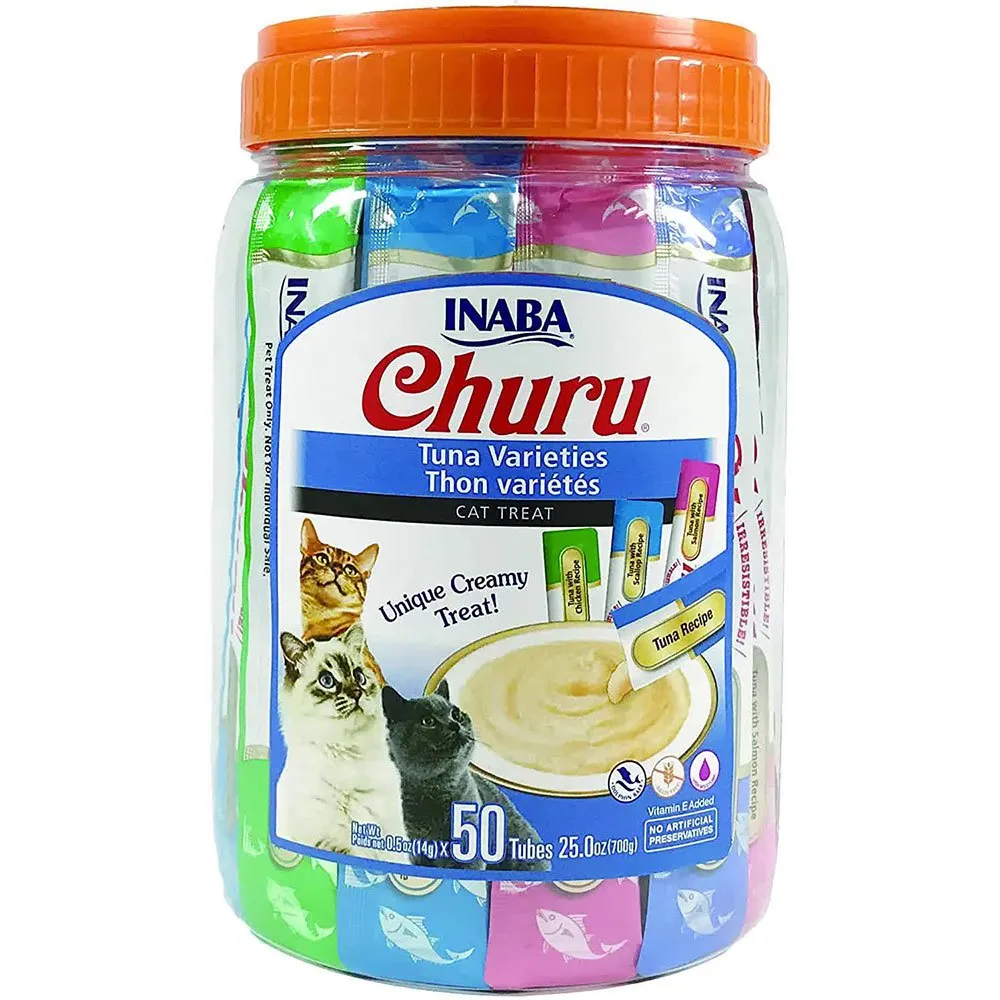 Churu Varieties Tuna Bote Cat Snack 14g 50 units