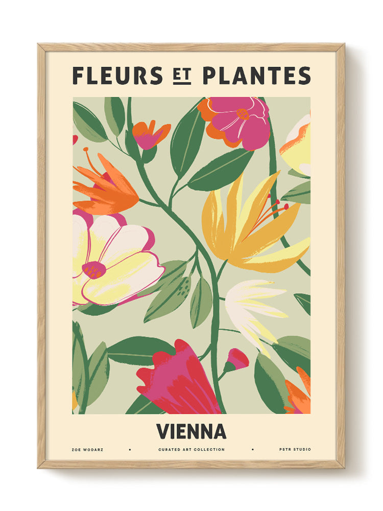 Zoe - Fleurs et Plantes - Vienna - PSTR studio Kunst Poster