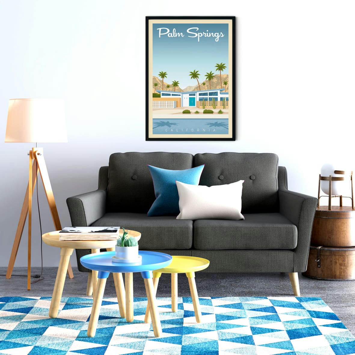 - Affiche Palm Springs  50x70 cm
