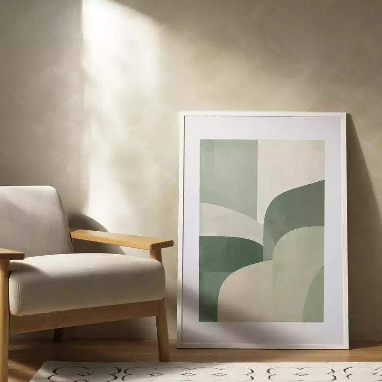 Habitat Ontario White Wooden Picture Frame - 70X100cm