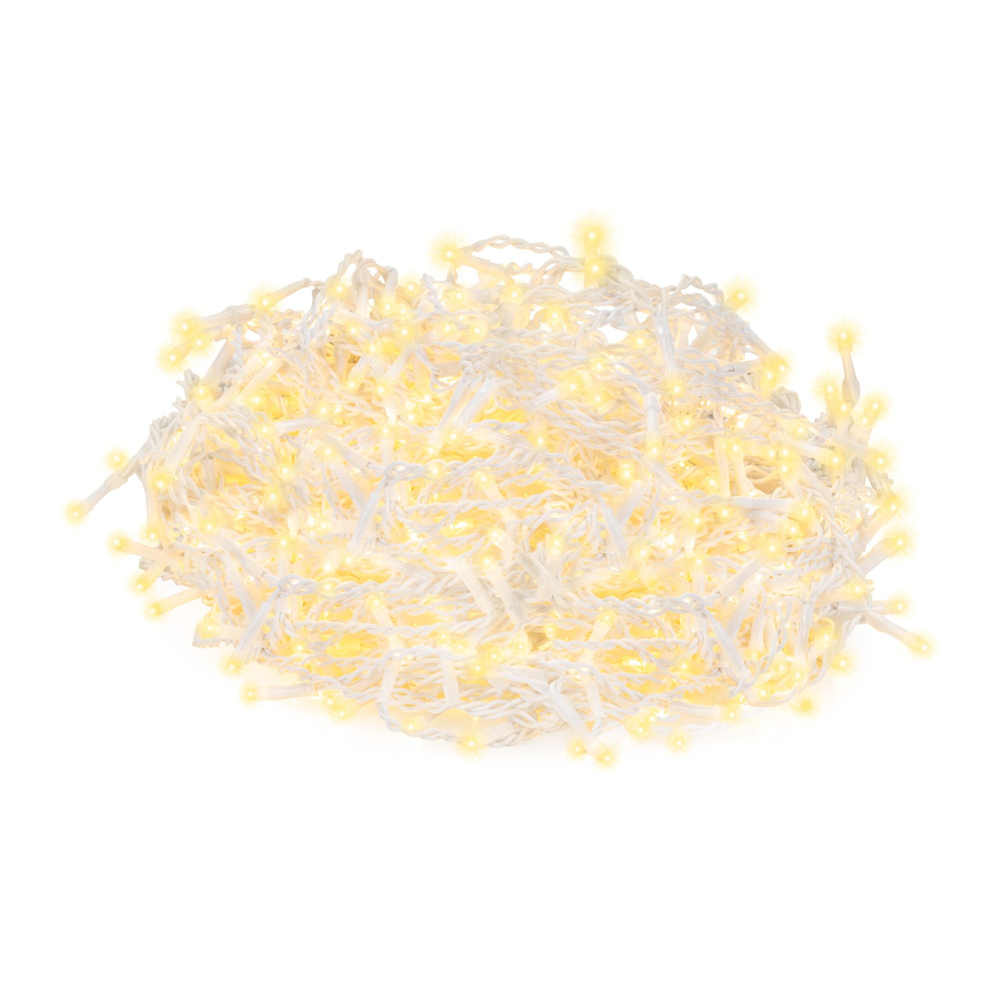 Kurtyna świetlna 300 led lampki wewn-zewn.biały ciepły