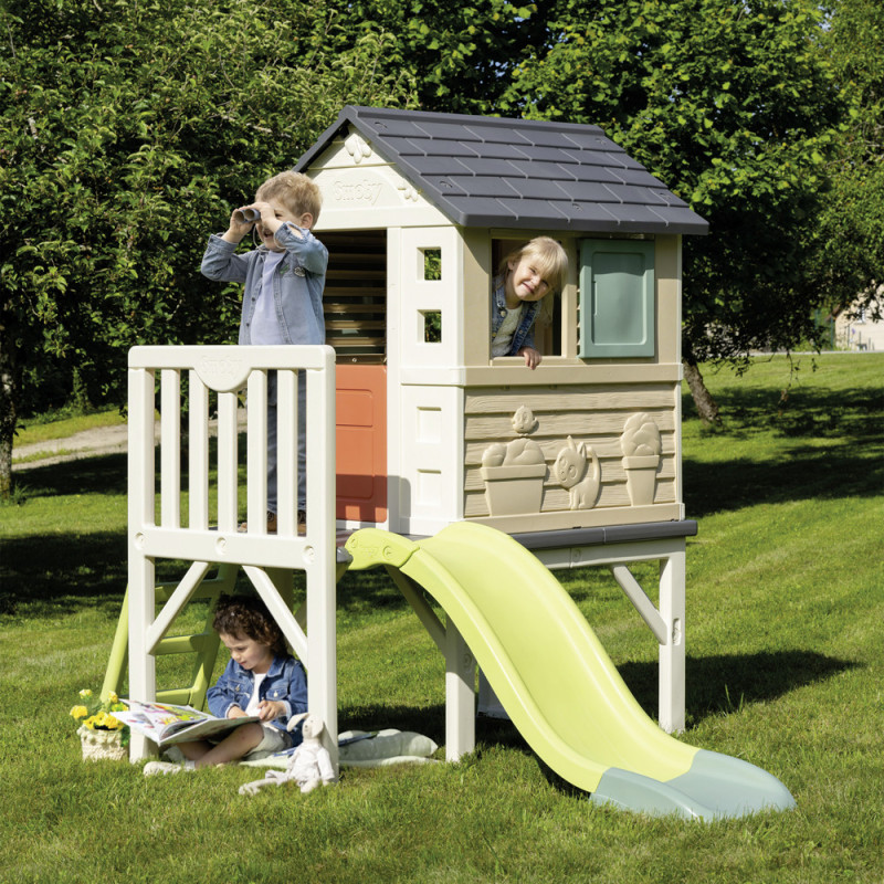 Maisonnette pour enfant Pilotis 2,43 x 1,6 x 1,97 m SMOBY